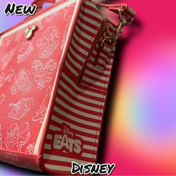New NWT Disney Eats Popcorn Crossbody Bag Purse – Limited Edition! - Picture 3 of 8